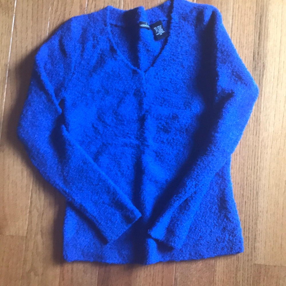 Blue soft sweater
